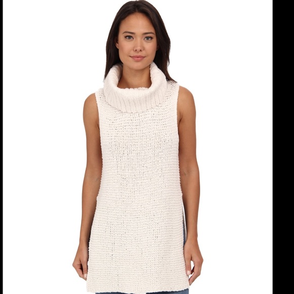 Free People Ivory Comb Turtleneck. - Picture 13 of 16